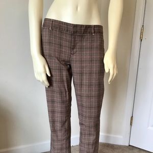 Gap Women’s slim cropped plaid pants